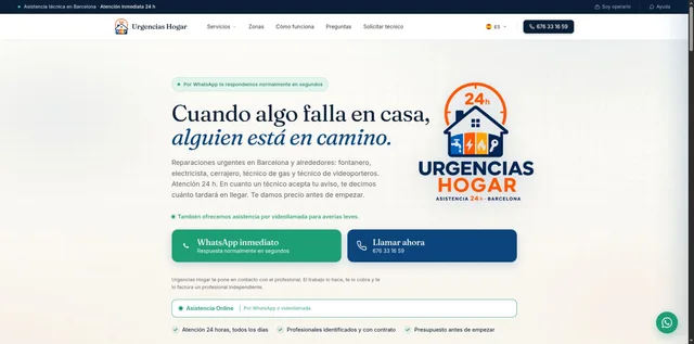 Urgencias Hogar · Atención y derivación con IA