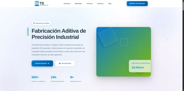 TresSoluciones · Gestión de producción 3D