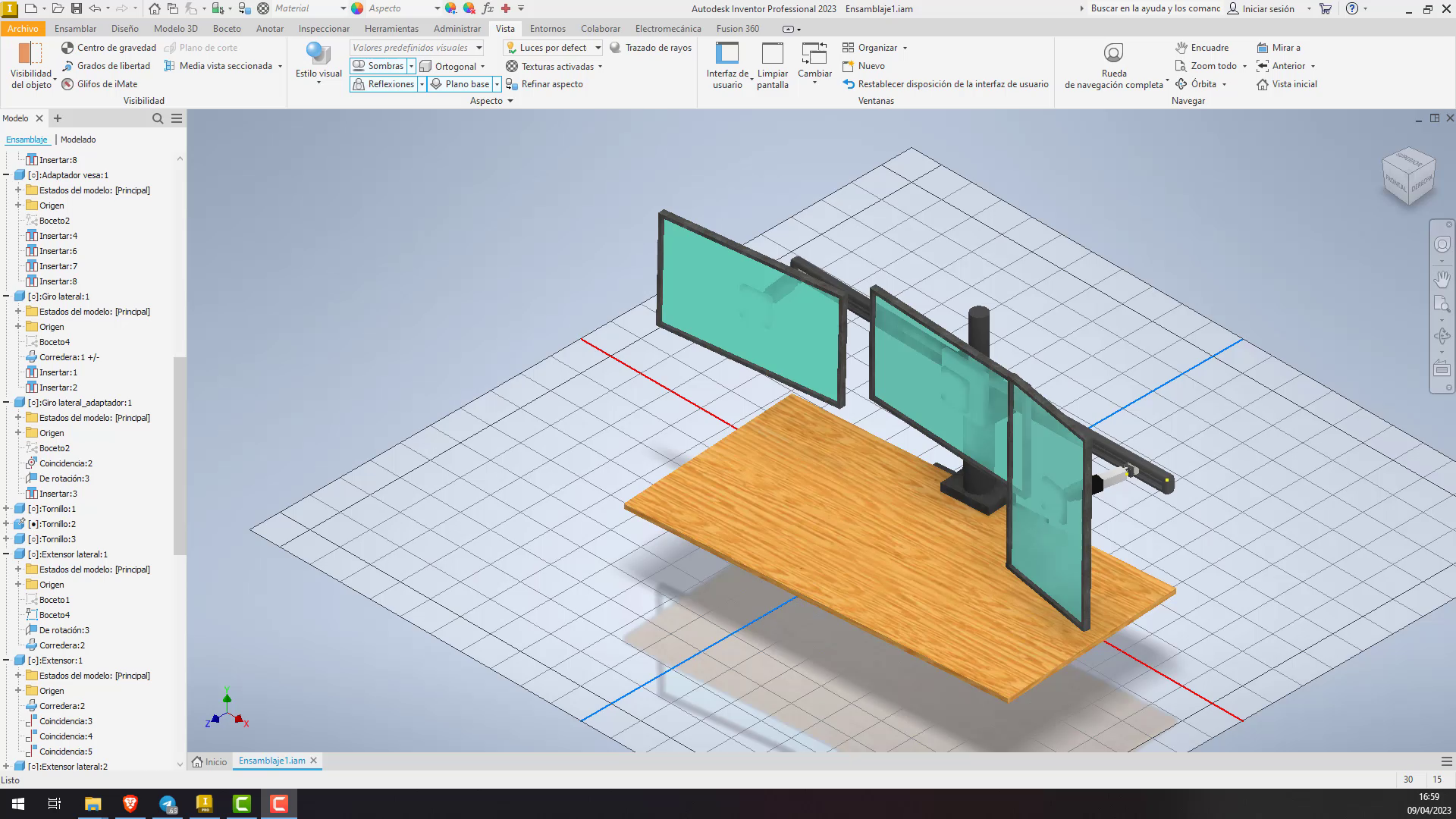 Modelado 3D con Inventor