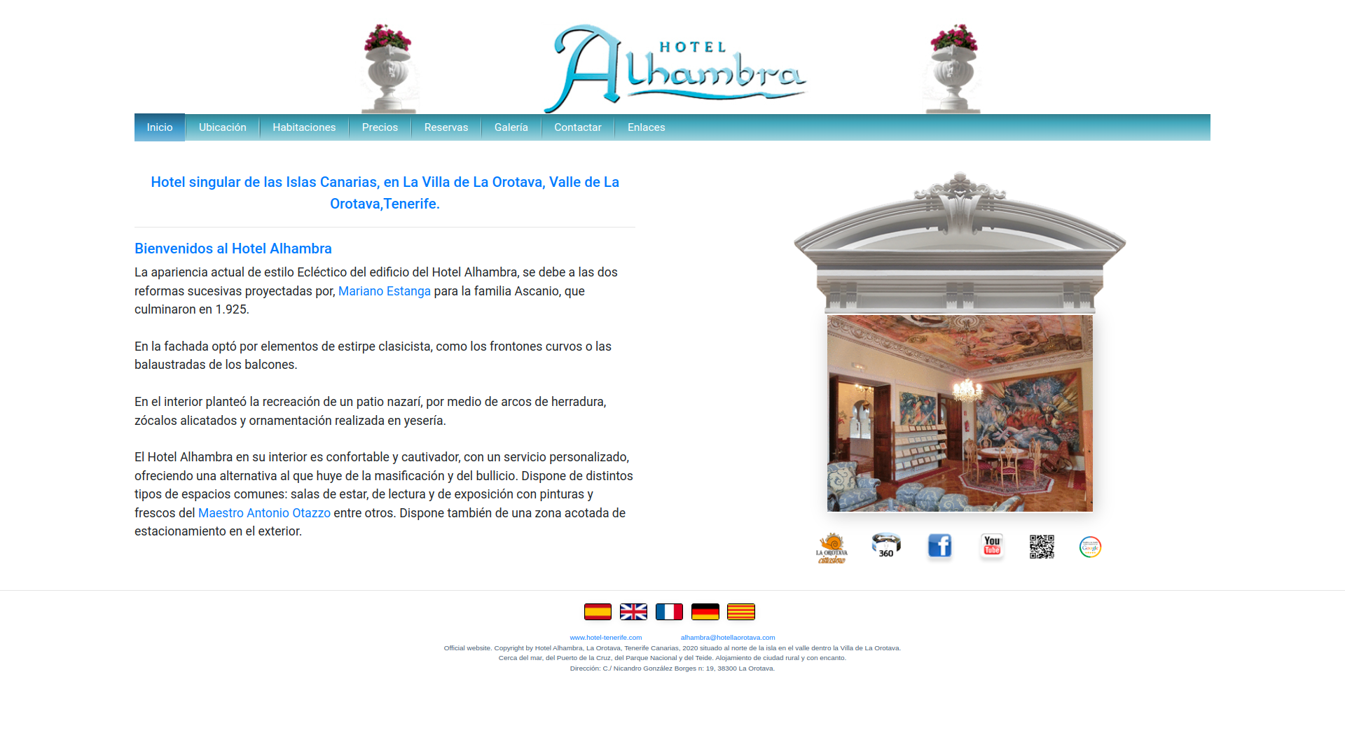 Hotel Alhambra Web